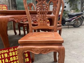 Mẫu ghế cây đàn gỗ hương đá
