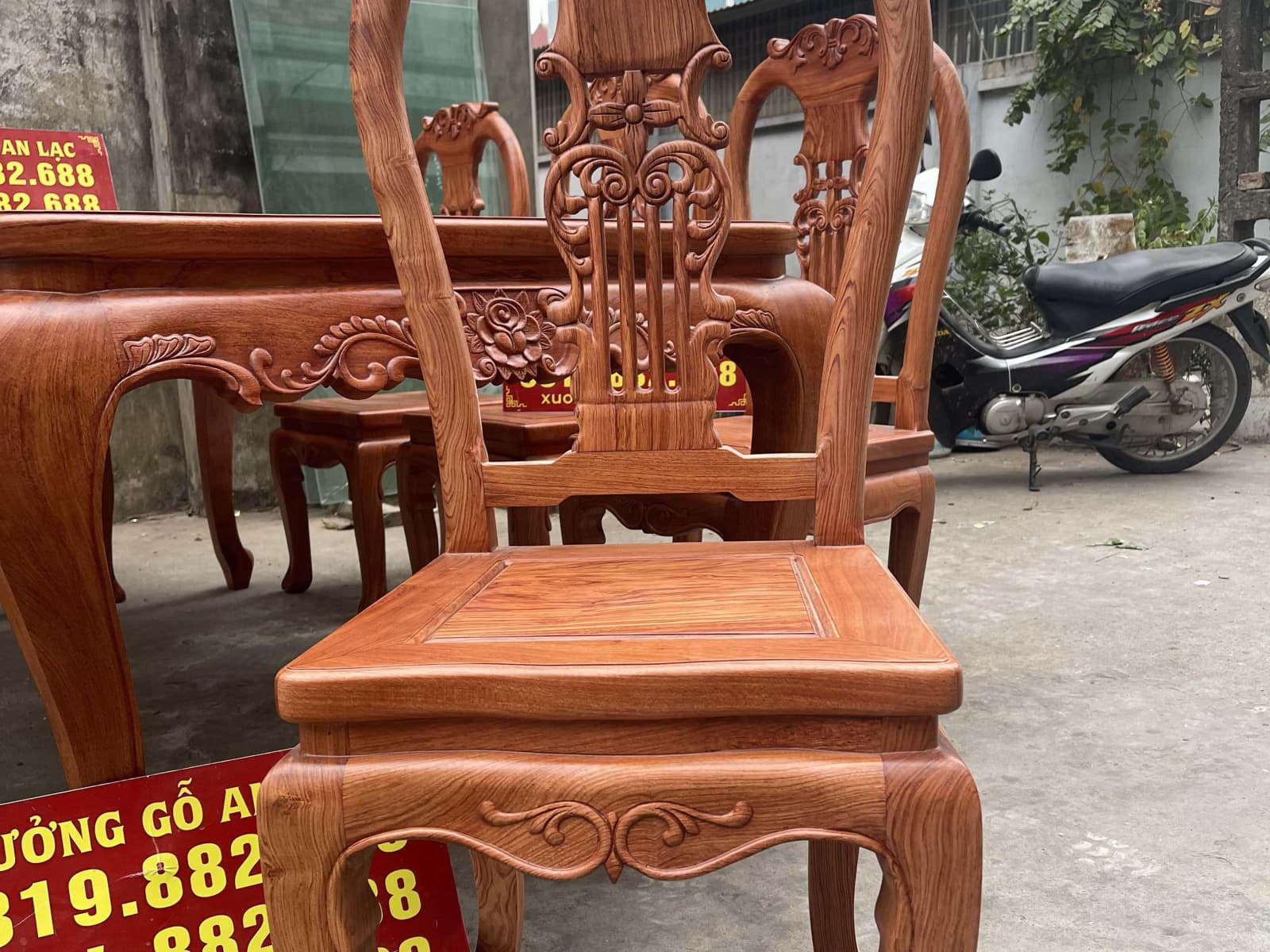 Mẫu ghế cây đàn gỗ hương đá hàng cao cấp 12 Mẫu ghế cây đàn gỗ hương đá