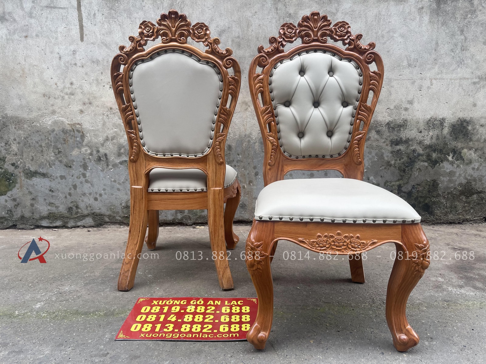 Mẫu ghế louis bọc đệm gỗ gõ đỏ cao cấp 30 ghế ăn louis hoàng gia bọc đệm gỗ gõ đỏ