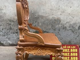 Siêu phẩm ghế ăn hoàng gia vip 2 gỗ gõ đỏ cao cấp 24 ghế ăn đục thủ công