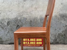 Mẫu ghế ăn Vách lửng hiện đại gỗ hương đá cao cấp 23 ghế ăn cao 1m15