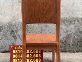 Mẫu ghế ăn Vách lửng hiện đại gỗ hương đá cao cấp 25 mặt lưng của ghế ăn hiện đại