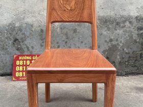 Mẫu ghế ăn Vách lửng hiện đại gỗ hương đá cao cấp 14 ghế ăn phong cách hiện đại