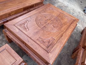 bàn trà gỗ hương đá