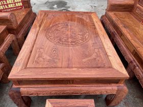 bàn trà gỗ hương đá