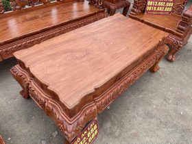 bàn trà gỗ hương đá