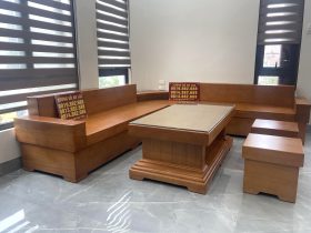 bộ sofa gỗ gõ hàng vip