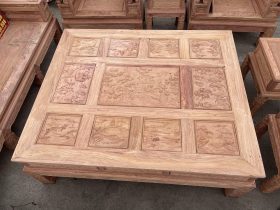 bộ bàn ghế phù dung hoàn thiện mộc