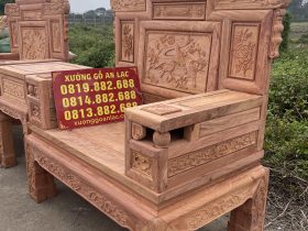 ghế phù dung vách đục cảnh chim