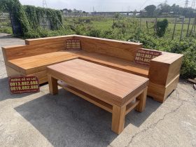 sofa nguyên khối gỗ gõ đỏ siêu vip