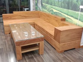 Mẫu sofa nguyên khối gỗ gõ đỏ Pachy siêu vip (Anh Khánh, Hà Đông) 16 bộ sofa nguyên khối gỗ gõ đỏ