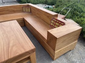 Mẫu sofa nguyên khối gỗ gõ đỏ Pachy siêu vip (Anh Khánh, Hà Đông) 23 sofa góc L tay hộp