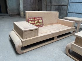Hàng mộc bộ sofa đùi gà 5 món gỗ gõ đỏ (anh Khang - Bắc Ninh) 16 ghế đôi của bộ sofa đùi gà hiện đại 5 món