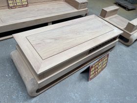 Hàng mộc bộ sofa đùi gà 5 món gỗ gõ đỏ (anh Khang - Bắc Ninh) 18 bàn trà chữ nhạt của bộ sofa đùi gà 5 món gỗ gõ đỏ