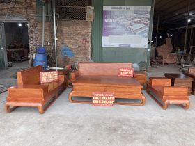 Nội thất phòng khách 24 sofa zito chân đùi gà gỗ hương đá