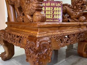 mình quốc nghê đục tay gỗ gõ đỏ