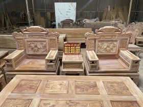 bộ bàn ghế phù dung cao cấp