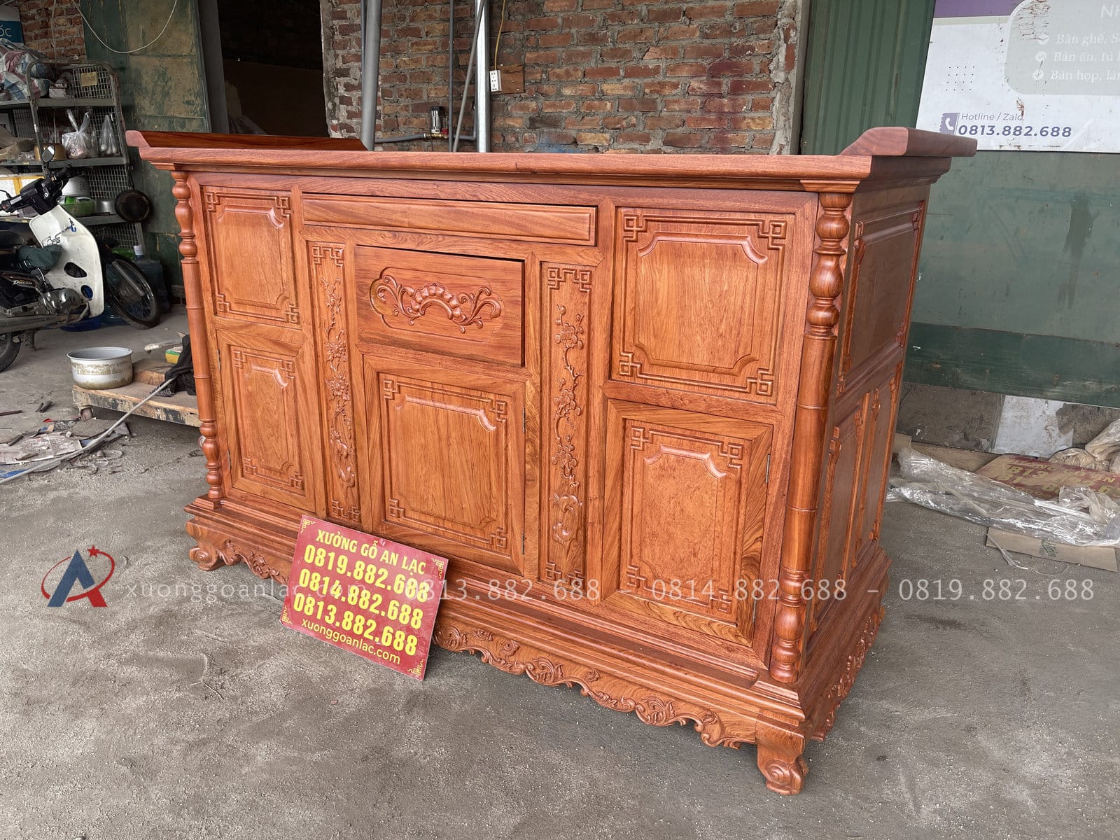 Tủ thờ gỗ hương đá cao cấp 20 tủ thờ cao cấp gỗ hương đá
