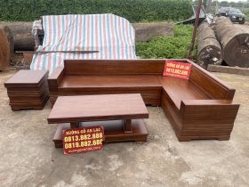 bộ sofa nguyên khối gỗ cẩm chỉ