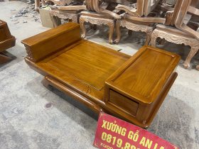 ghế đơn của bộ sofa chân thuyền gỗ pachy hàng tuyển cao cấp