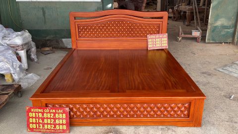 Giường luxury gỗ gõ đỏ