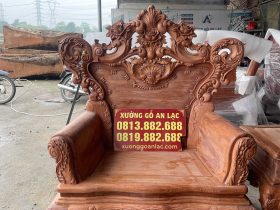 MOC bo ban ghe hoang gia louis go huong da 14