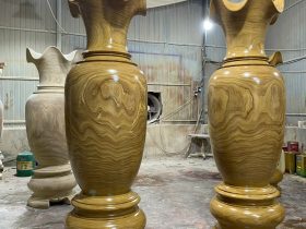 đôi lục bình gỗ cẩm vàng hàng tuyển vip