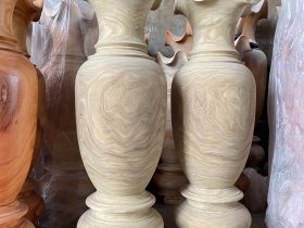 nguyên mộc đôi lục bình gỗ cẩm vàng