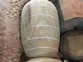 nguyên mộc mẫu lục bình gỗ cẩm vàng