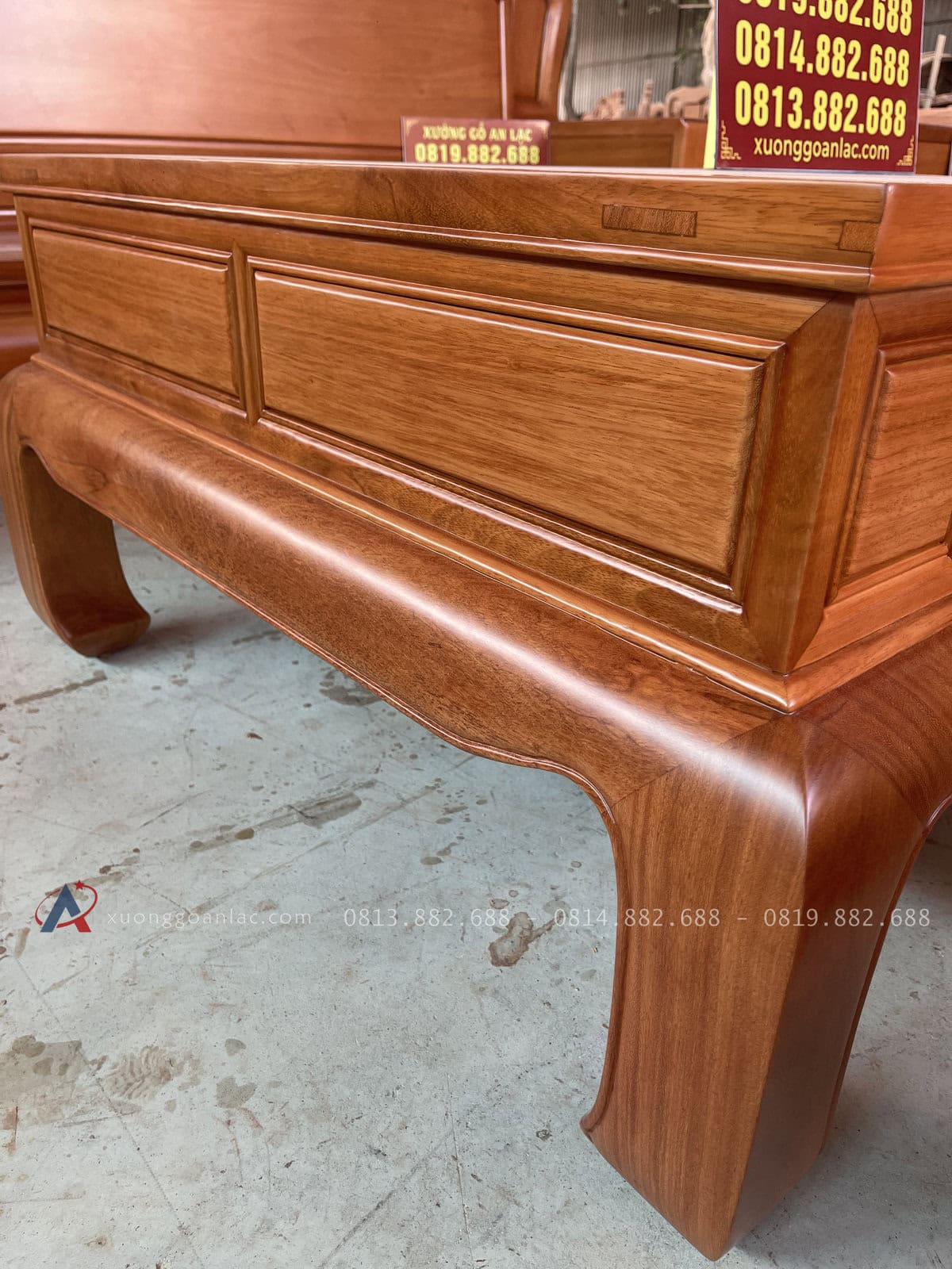Bộ quốc sắc gỗ gõ 7 món (anh Tâm - Bình Phước ) 29 yếm của bàn