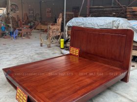 Hoàn thiện giương zito nguyên khối 1m8x2m gỗ hương đá 7 Giát giường: khung 3 ván 1