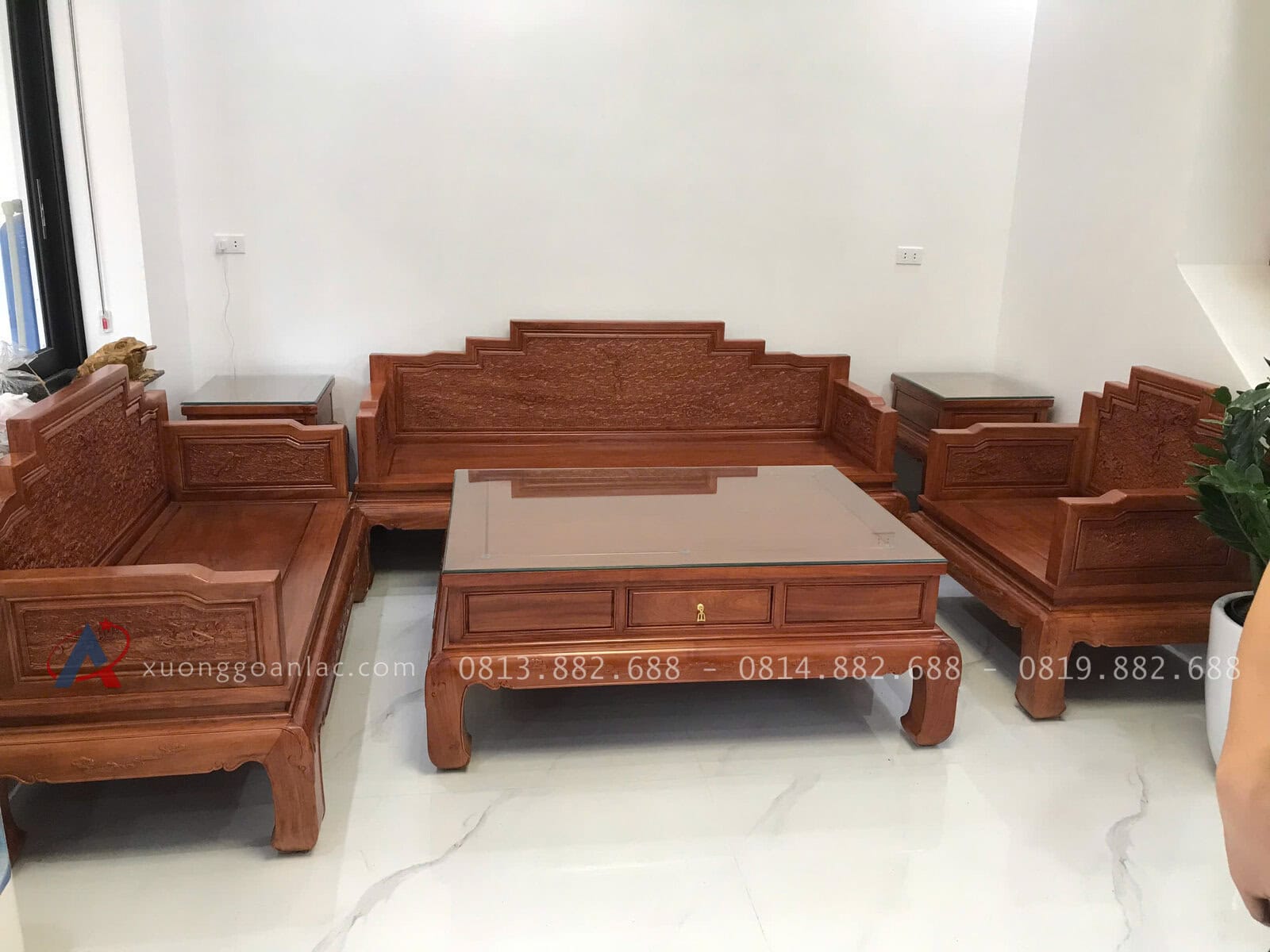 Bộ Bát Bảo 6 Món Gỗ Hương Đá ( Anh Quân - Hà Nội ) 1 Bộ bát bảo 6 món gỗ HƯƠNG ĐÁ ( giả anh quân ở hà nội )