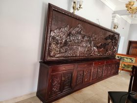 Combo tủ + Tranh Phong Thủy Trang Trí ( Anh Quyền - Bắc Ninh ) 8 Combo tủ + Tranh phong thủy , được thợ bên em thiết kế tinh xảo