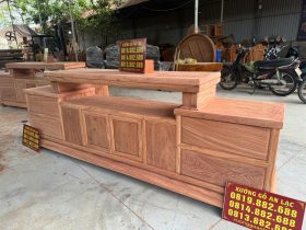 Kệ Tivi trơn Gỗ Hương Đá 2m4 ( Anh Thanh - Long biên ) 5 Mẫu kệ tivi 2 tầng , thiết kế hiện đại với nhiều ngăn kéo tiện dụng
