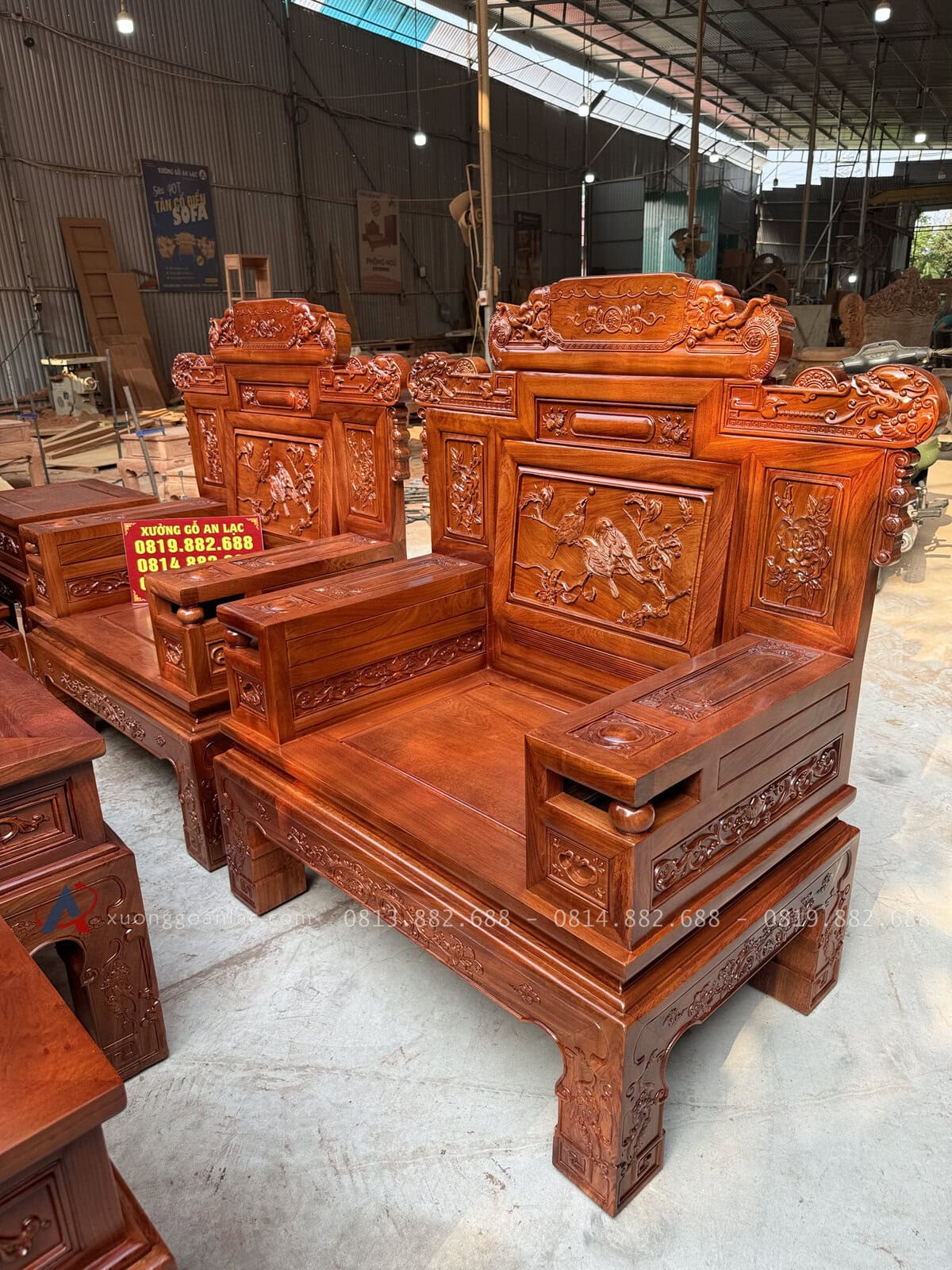 Bộ PHù Dung Gỗ Hương Đá 10 Món (Anh Tuấn - Bình Thuận ) 3 Bộ PHù Dung Gỗ Hương Đá 10 Món (Anh Tuấn - Bình Thuận ) - Ảnh 3