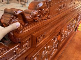 Bộ PHù Dung Gỗ Hương Đá 10 Món (Anh Tuấn - Bình Thuận ) 27 phần chương của đoãn dày 7cm siêu dày dặn chắc chắn