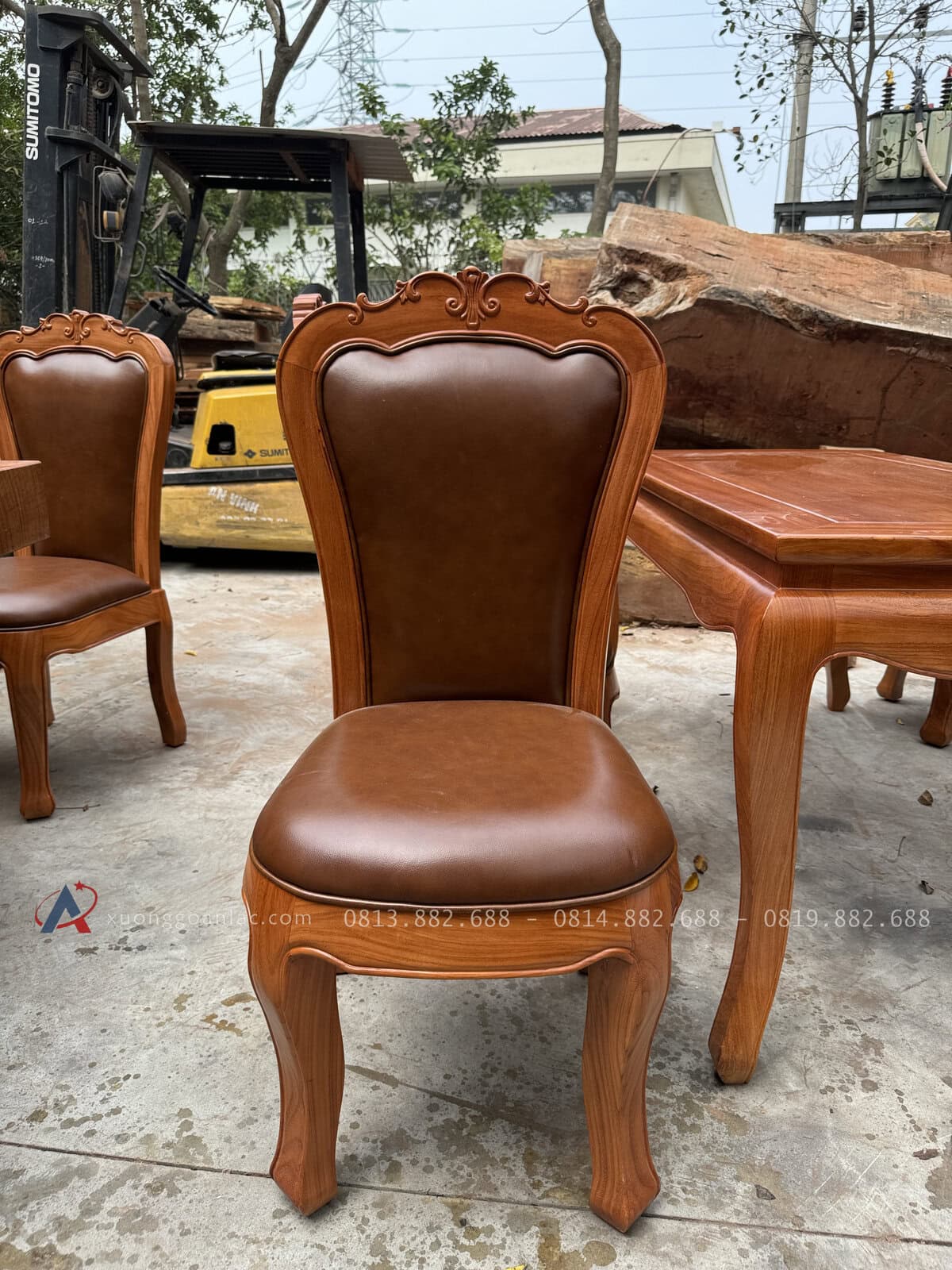 Bộ bàn ăn 6 ghế bọc da bò Italia cao cấp ( Anh Cần, Nam Định) 9 Bộ bàn ăn 6 ghế bọc da bò Italia cao cấp ( Anh Cần, Nam Định) - Ảnh 9