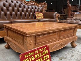 Bộ Sofa Hoàng Gia Tân Cổ Điển Bọc Da Bò Ý Cao Cấp 36 tạo dộ em ái khi ngồi