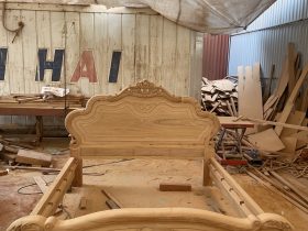Giường hoa lá tây 1m8 x 2m gỗ Gõ đỏ ( Chú Kiệm - Hải Dương) 12 Photo 06 01 2025 15 04 47