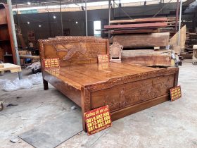 hoàn thiện giường phu thê viên mãn gỗ gõ đỏ 2m x 2m2 22 Photo 17 01 2025 10 34 37
